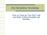 Perl Workshop